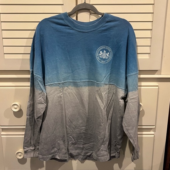 Light Blue and Grey Penn State Spirit Jersey Long-Sleeve - Picture 2 of 3